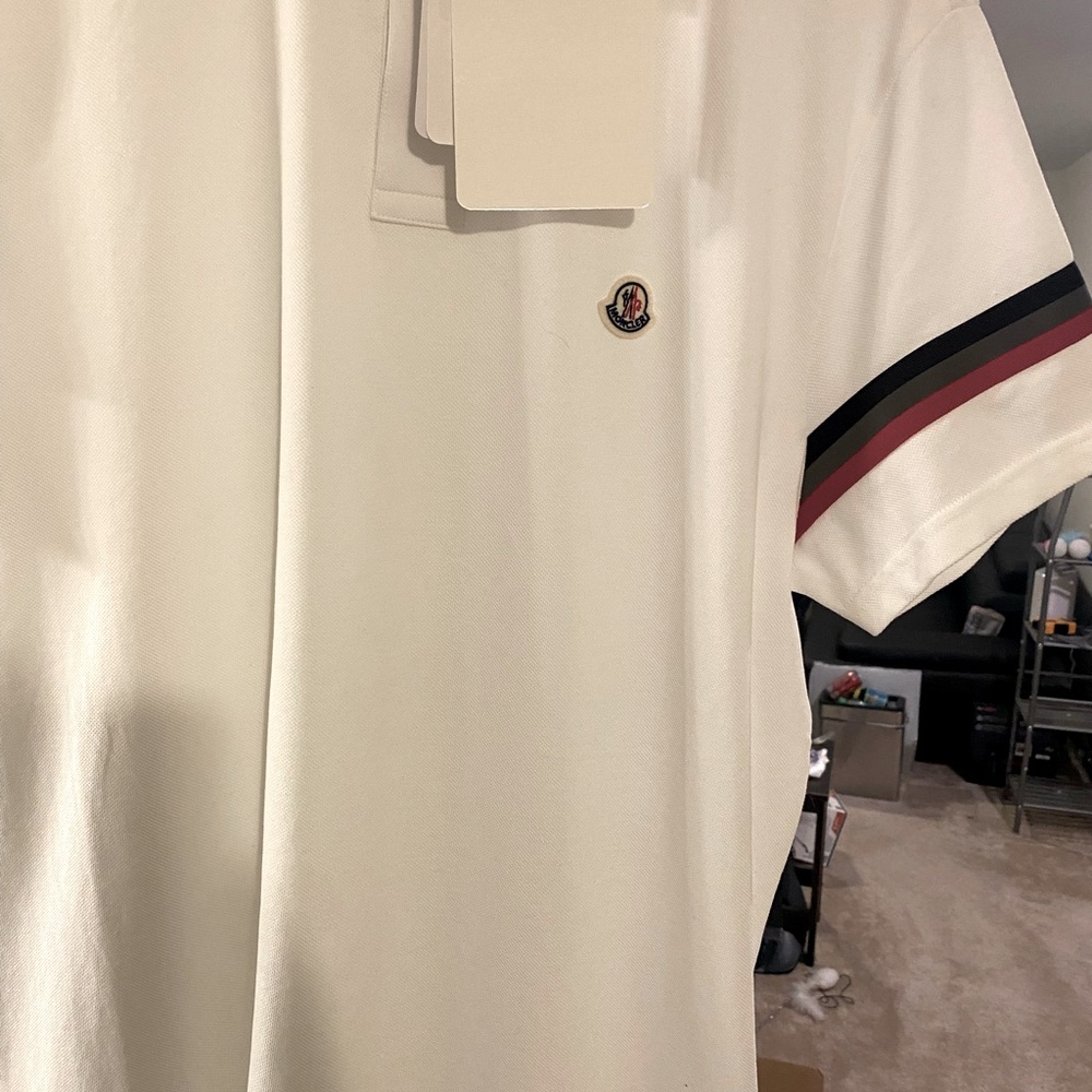 Moncler Maglia Polo Manica Corta.